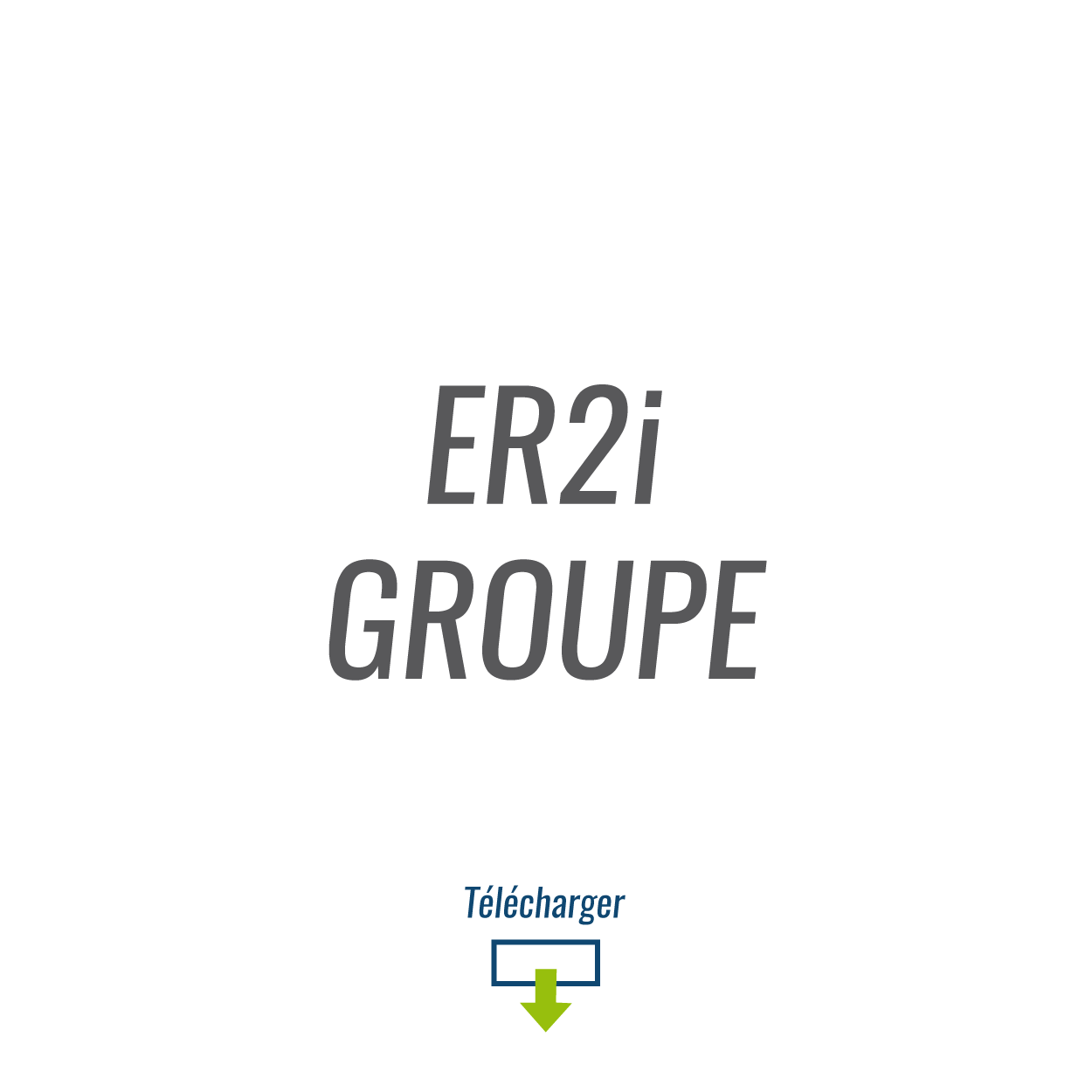 Plaquette Groupe ER2i